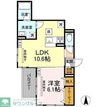 パラディーゾ湘南の物件間取画像